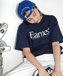 【新サイズ追加】Earnestロゴプリント半袖Tシャツ