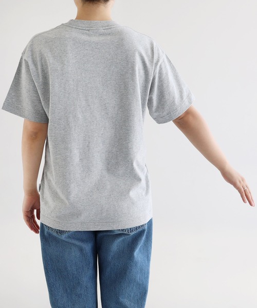 ANME（アンメ）の「【新サイズ追加】Earnestロゴプリント半袖Tシャツ（Tシャツ/カットソー・レディース・オフホワイト/グレー/オートミール/グリーン/ネイビー/ホワイト系その他/グレー系その他・M/L/XL/XXL/S）」の20枚目の写真