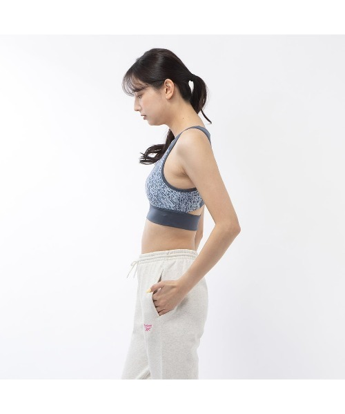 Reebok（リーボック）の「ランニング ブラトップ / RUNNING AOP BRA TOP（スポーツブラ・レディース・ブルーグレー/ブラック・X-SMALL/SMALL/MEDIUM/LARGE/X-LARGE/XX-LARGE）」の3枚目の写真