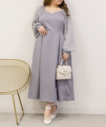 CLETTE（クレット）の「シアー袖ワンピース（ワンピース・レディース）」