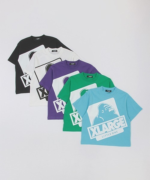 xlarge kids ロゴ&OGラグラン半袖Tシャツ 130cm 新品 OG半袖Tシャツ