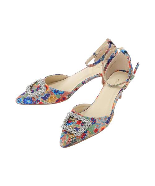 Te chichi（テチチ）の「花柄×ビジュ パンプス（パンプス・レディース・ベージュ/オフホワイト・37/38）」の12枚目の写真