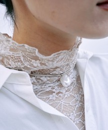 marjour | SNAKE CHAIN PEARL NECKLACE(ネックレス)