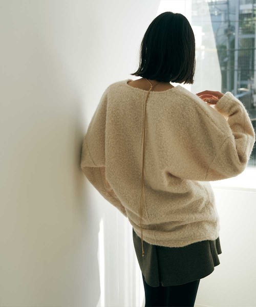marjour（マージュール）の「SNAKE CHAIN PEARL NECKLACE（ネックレス・レディース・ゴールド/シルバー・FREE）」の7枚目の写真