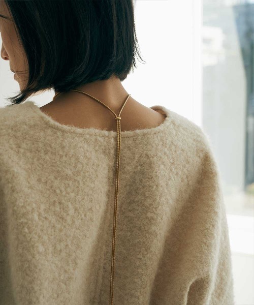 marjour（マージュール）の「SNAKE CHAIN PEARL NECKLACE（ネックレス・レディース・ゴールド/シルバー・FREE）」の9枚目の写真