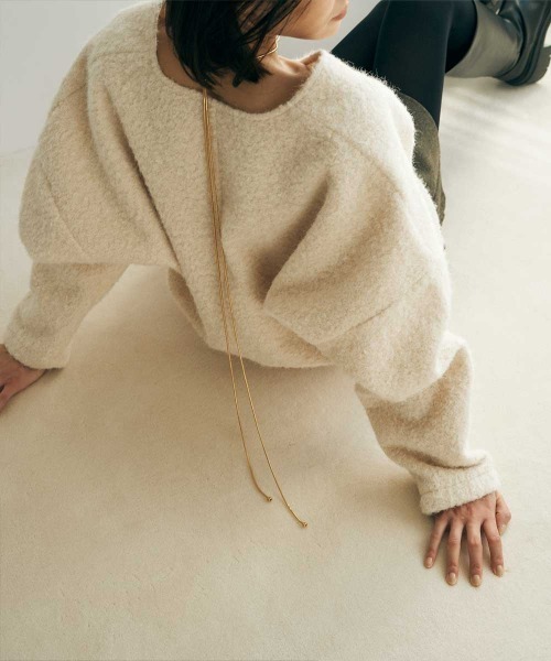 marjour（マージュール）の「SNAKE CHAIN PEARL NECKLACE（ネックレス・レディース・ゴールド/シルバー・FREE）」の11枚目の写真
