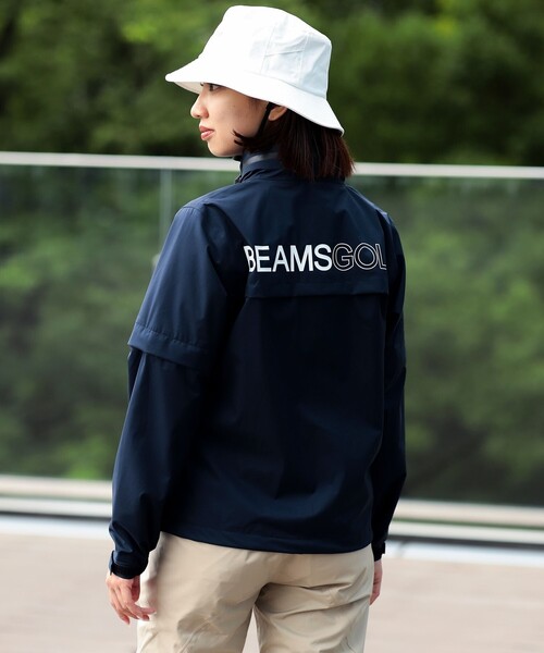 BEAMS GOLF(ビームスゴルフ)の「〈WOMEN〉 ORANGE LABEL / 2WAY 撥水レインブルゾン(ブルゾン・レディース・ホワイト/ベージュ・MEDIUM/LARGE)」の20枚目の写真