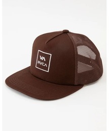 RVCA | RVCA メンズ VA ALL THE WAY TRUCKER キャップ 【2024年春夏モデル】/ルーカロゴキャップ(帽子)(キャップ)
