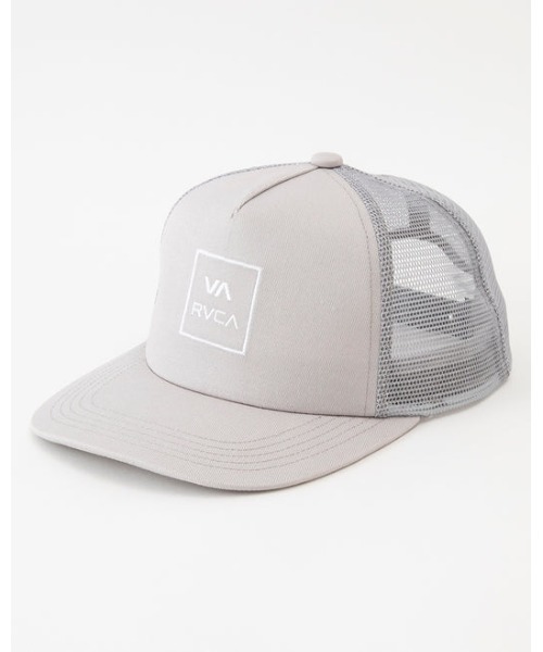 RVCA(ルーカ)の「RVCA メンズ VA ALL THE WAY TRUCKER キャップ 【2024年春夏モデル】/ルーカロゴキャップ(帽子)(キャップ・メンズ・ブラック/ライトグレー/チョコ・FREE)」の3枚目の写真