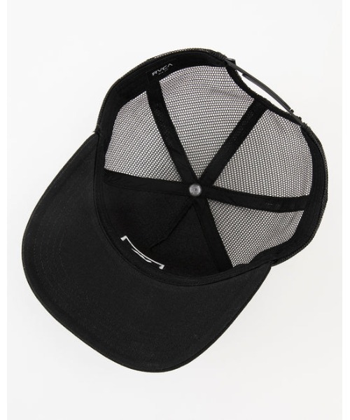RVCA(ルーカ)の「RVCA メンズ VA ALL THE WAY TRUCKER キャップ 【2024年春夏モデル】/ルーカロゴキャップ(帽子)(キャップ・メンズ・ブラック/ライトグレー/チョコ・FREE)」の11枚目の写真