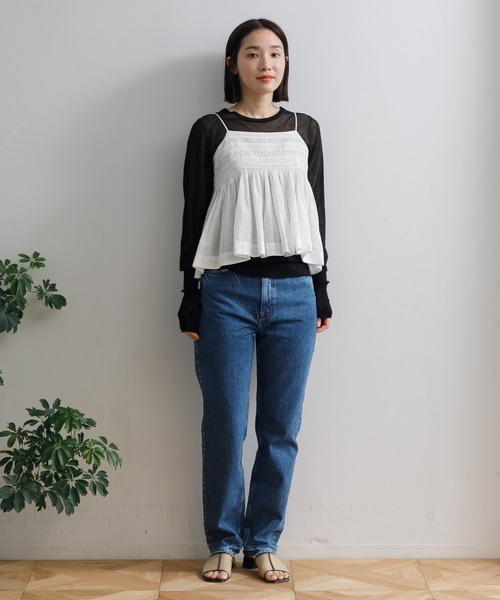 Ameri VINTAGE - amerivintage ビスチェレイヤードシャツブラウス 新品 BUSTIER LAYERED SHIRT ビスチェレイヤードシャツブラウス