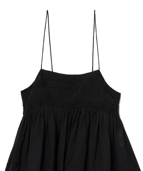 AMERICAN RAG CIE（アメリカンラグシー）の「アンティークレースキャミビスチェ（シャツ/ブラウス・レディース・オフホワイト/ブラック/ピンク・FREE）」の6枚目の写真