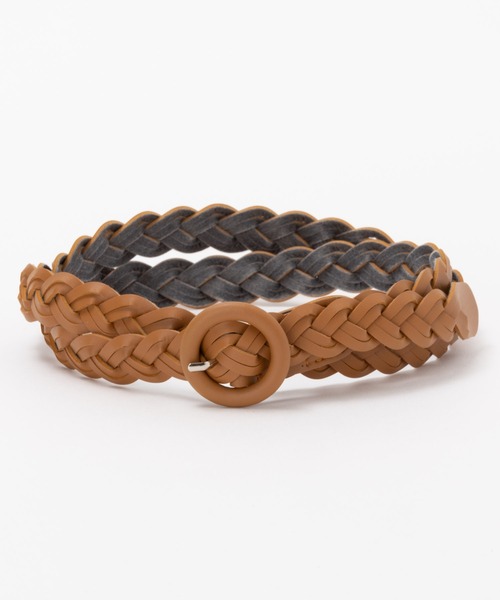 HusHusH（ハッシュアッシュ）の「HusHusH ハッシュアッシュ メッシュベルト（ベルト・レディース・ブラック/キャメル/ブラウン・フリー）」の2枚目の写真