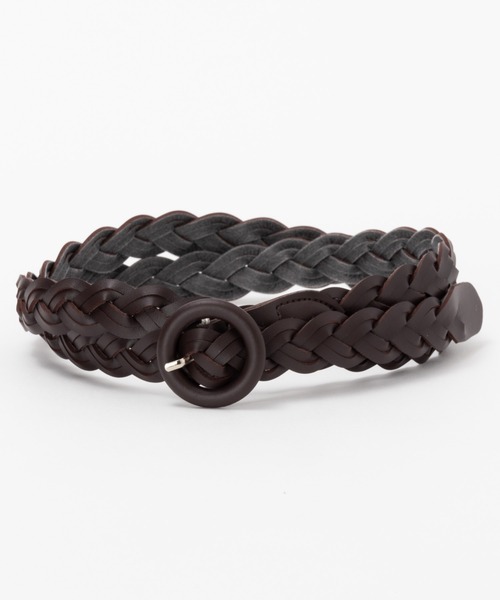 HusHusH（ハッシュアッシュ）の「HusHusH ハッシュアッシュ メッシュベルト（ベルト・レディース・ブラック/キャメル/ブラウン・フリー）」の3枚目の写真