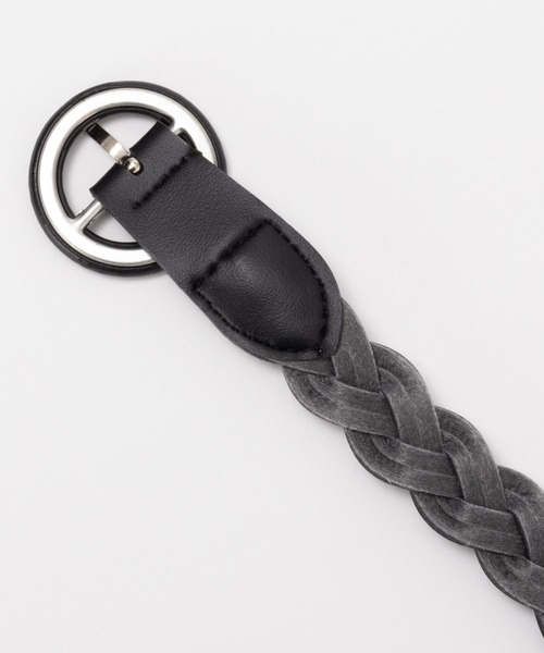 HusHusH（ハッシュアッシュ）の「HusHusH ハッシュアッシュ メッシュベルト（ベルト・レディース・ブラック/キャメル/ブラウン・フリー）」の9枚目の写真