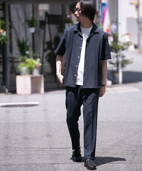 URBAN RESEARCH ROSSO MEN（アーバンリサーチロッソメン）の「『セットアップ対応』『WEB限定』『XLサイズあり』ウォッシャブルドライタッチストレートパンツ（スラックス・メンズ・ブラック/グレー/ネイビー・SMALL/MEDIUM/LARGE/X-LARGE）」の5枚目の写真