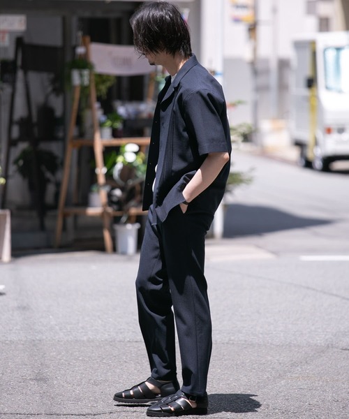 URBAN RESEARCH ROSSO MEN（アーバンリサーチロッソメン）の「『セットアップ対応』『WEB限定』『XLサイズあり』ウォッシャブルドライタッチストレートパンツ（スラックス・メンズ・ブラック/グレー/ネイビー・SMALL/MEDIUM/LARGE/X-LARGE）」の6枚目の写真