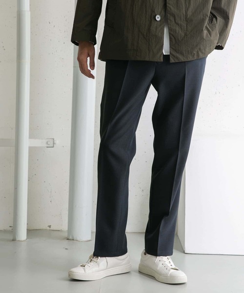 URBAN RESEARCH ROSSO MEN（アーバンリサーチロッソメン）の「『セットアップ対応』『WEB限定』『XLサイズあり』ウォッシャブルドライタッチストレートパンツ（スラックス・メンズ・ブラック/グレー/ネイビー・SMALL/MEDIUM/LARGE/X-LARGE）」の9枚目の写真