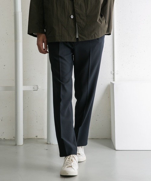 URBAN RESEARCH ROSSO MEN（アーバンリサーチロッソメン）の「『セットアップ対応』『WEB限定』『XLサイズあり』ウォッシャブルドライタッチストレートパンツ（スラックス・メンズ・ブラック/グレー/ネイビー・SMALL/MEDIUM/LARGE/X-LARGE）」の10枚目の写真