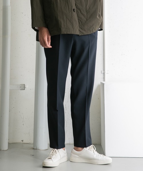 URBAN RESEARCH ROSSO MEN（アーバンリサーチロッソメン）の「『セットアップ対応』『WEB限定』『XLサイズあり』ウォッシャブルドライタッチストレートパンツ（スラックス・メンズ・ブラック/グレー/ネイビー・SMALL/MEDIUM/LARGE/X-LARGE）」の11枚目の写真