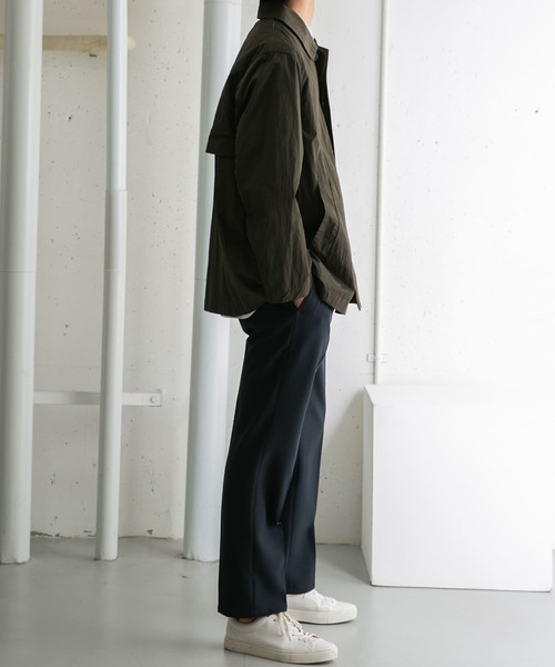 URBAN RESEARCH ROSSO MEN（アーバンリサーチロッソメン）の「『セットアップ対応』『WEB限定』『XLサイズあり』ウォッシャブルドライタッチストレートパンツ（スラックス・メンズ・ブラック/グレー/ネイビー・SMALL/MEDIUM/LARGE/X-LARGE）」の16枚目の写真