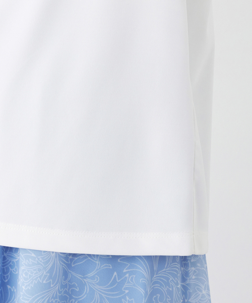 A/C DESIGN BY ALPHA CUBIC(エーシーデザインバイアルファキュービック)の「【接触冷感】ドレーププルオーバー(Tシャツ/カットソー・レディース・オフホワイト/ネイビー/グリーン・LL/M/L)」の9枚目の写真