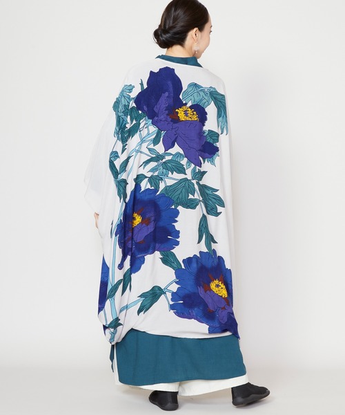 熱販売 カヤ】華めき牡丹UV羽織（カーディガン/ボレロ）｜カヤ（カヤ トップス
