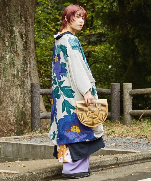 カヤ】華めき牡丹UV羽織（カーディガン/ボレロ）｜カヤ（カヤ）の