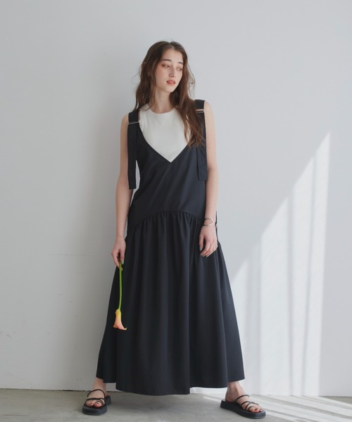LIAN（リアン）の「ベルトギャザーワンピース（ワンピース）」 - WEAR
