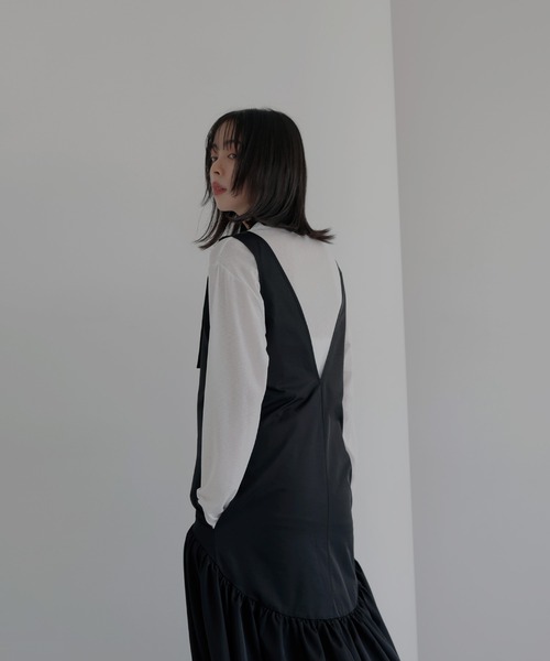 LIAN（リアン）の「ベルトギャザーワンピース（ワンピース