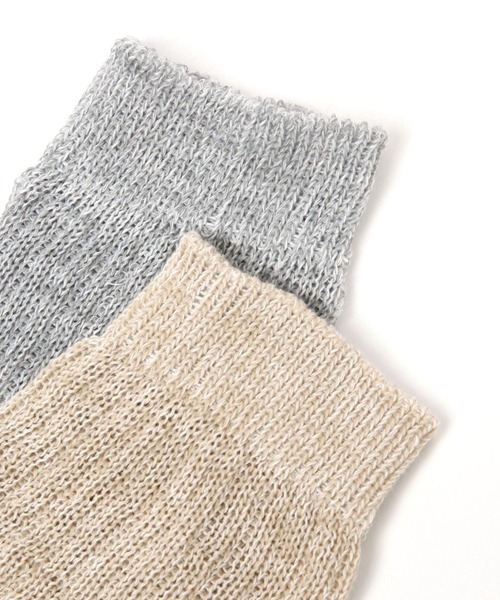 BAYFLOW（ベイフロー）の「サンダルソックス（ソックス/靴下・レディース・ベージュ/ライトグレー・FREE）」の3枚目の写真