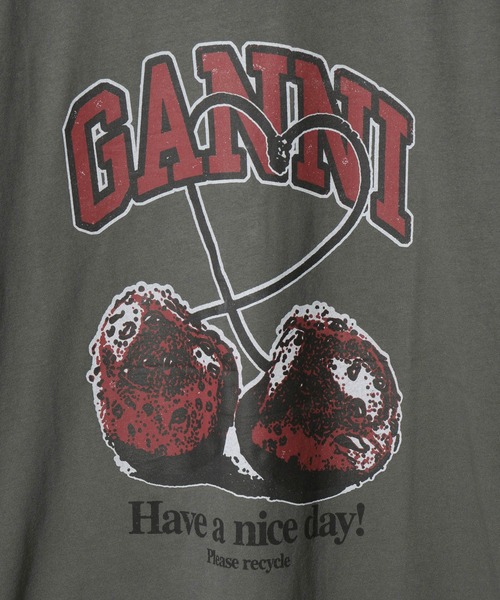 GANNI ブラックリボン チュール　シャツ　アダムエロぺ GANNI ブラックリボン チュール シャツ アダムエロぺ