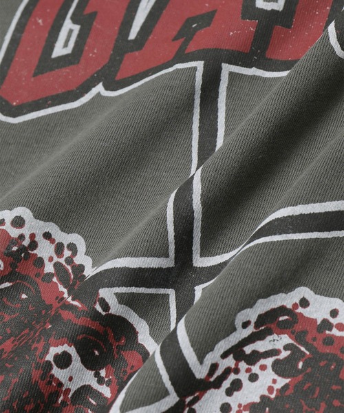 ADAM ET ROPE'（アダムエロペ）の「【GANNI(ガニー)】FUTURE HEAVY CHERRY DROP SHOULDER T-SHIRT（Tシャツ/カットソー・レディース・チャコールグレー・S）」の4枚目の写真