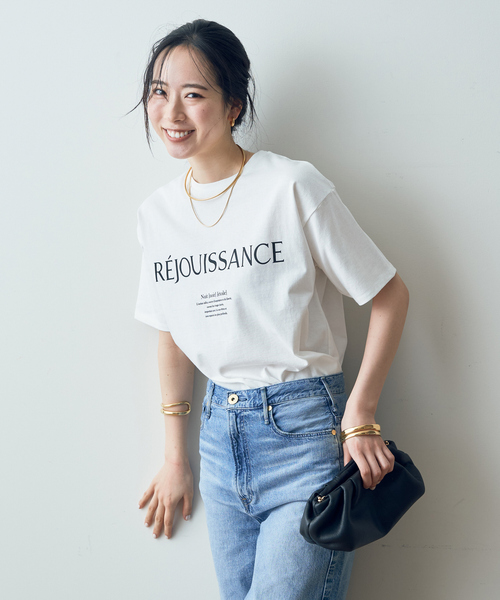 Rouge vif（ルージュヴィフ）の「【一部店舗限定】スタンダードロゴTシャツ（Tシャツ/カットソー・レディース・ホワイト系その他/ホワイト・フリー）」の4枚目の写真