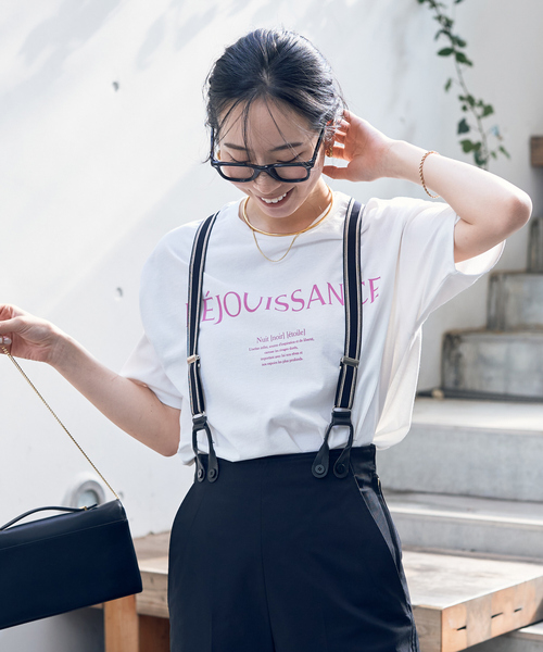 Rouge vif（ルージュヴィフ）の「【一部店舗限定】スタンダードロゴTシャツ（Tシャツ/カットソー・レディース・ホワイト系その他/ホワイト・フリー）」の12枚目の写真