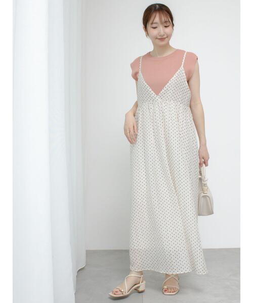 Te chichi TERRASSE(テチチテラス)の「【抗菌防臭】フレンチスリーブトップス(ニット/セーター・レディース・ピンク/ミント/ネイビー/オフホワイト/ブラック・F)」の17枚目の写真