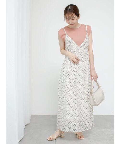 Te chichi TERRASSE(テチチテラス)の「【抗菌防臭】フレンチスリーブトップス(ニット/セーター・レディース・ピンク/ミント/ネイビー/オフホワイト/ブラック・F)」の19枚目の写真