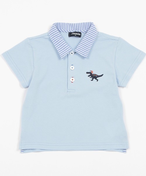 kladskap（クレードスコープ）の「恐竜ワンポイント半袖ポロシャツ（ポロシャツ・キッズ・オフホワイト・100cm/90cm/110cm/120cm）」の10枚目の写真