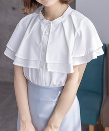 clear | ダブルケープブラウス≪2024SS新作≫(シャツ/ブラウス)