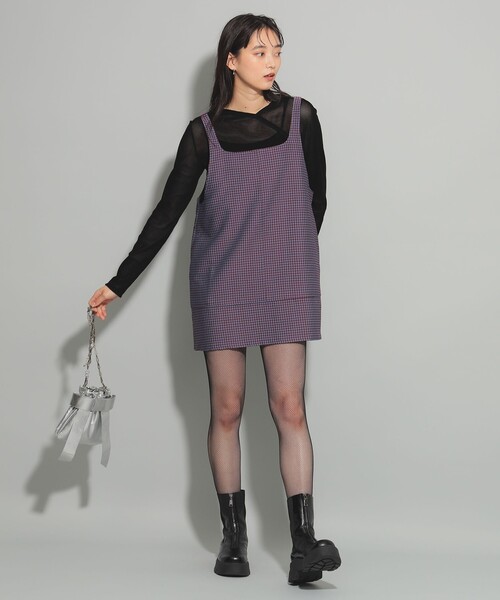 Ray BEAMS(レイビームス)の「I Hate Monday / Back Point ストッキング(タイツ/ストッキング・レディース・ブラック/ベージュ・ONE SIZE)」の3枚目の写真