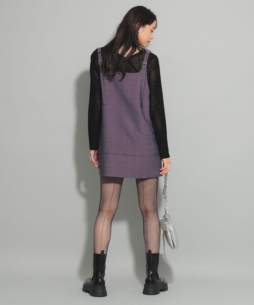 Ray BEAMS(レイビームス)の「I Hate Monday / Back Point ストッキング(タイツ/ストッキング・レディース・ブラック/ベージュ・ONE SIZE)」の5枚目の写真