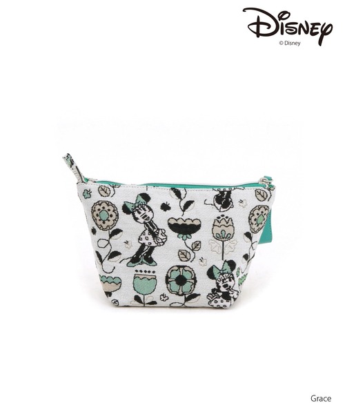 cache cache(カシュ カシュ)の「カシュカシュ cachecache / 【Disney】ジャガードポーチ(ポーチ・レディース・アイボリー/ブルー・FREE)」の4枚目の写真