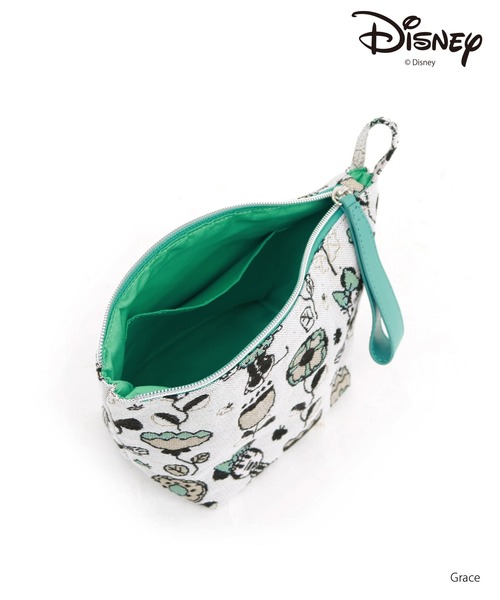 cache cache(カシュ カシュ)の「カシュカシュ cachecache / 【Disney】ジャガードポーチ(ポーチ・レディース・アイボリー/ブルー・FREE)」の6枚目の写真