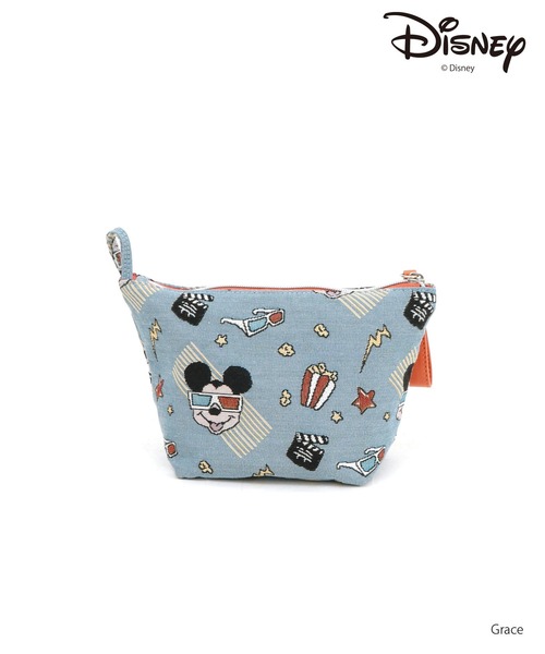cache cache(カシュ カシュ)の「カシュカシュ cachecache / 【Disney】ジャガードポーチ(ポーチ・レディース・アイボリー/ブルー・FREE)」の8枚目の写真
