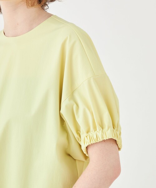 Ballsey ラッシュストレッチ ギャザースリーブ ブラウス M BALLSEY（ボールジィ）の「ラッシュストレッチ ギャザースリーブ