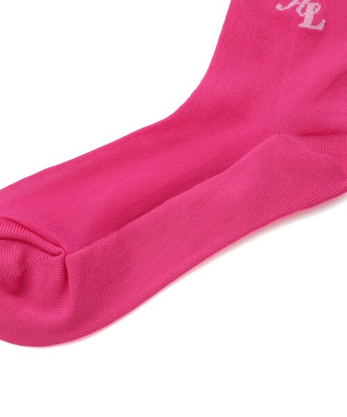 algy（アルジー）の「足口ロゴカラフルシースルーソックス（ソックス/靴下・キッズ・ブルー/オフホワイト/ブラック/ピンク/グリーン・24/21）」の19枚目の写真