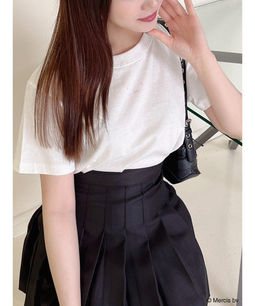 MIIA(ミーア)の「miffy ロゴプリントTシャツ(Tシャツ/カットソー・レディース・オフホワイト/ベージュ・FREE/SHORT)」の15枚目の写真