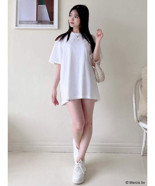 MIIA(ミーア)の「miffy ロゴプリントTシャツ(Tシャツ/カットソー・レディース・オフホワイト/ベージュ・FREE/SHORT)」の20枚目の写真