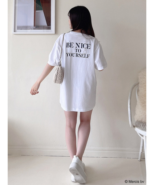 MIIA(ミーア)の「miffy ロゴプリントTシャツ(Tシャツ/カットソー・レディース・オフホワイト/ベージュ・FREE/SHORT)」の21枚目の写真
