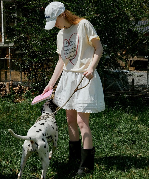 Fano Studios(ファノ ストゥディオズ)の「半袖 ペイントプリントTシャツ FX24S148【Fano Studios】(Tシャツ/カットソー・レディース・クリーム・S/M/L)」の14枚目の写真